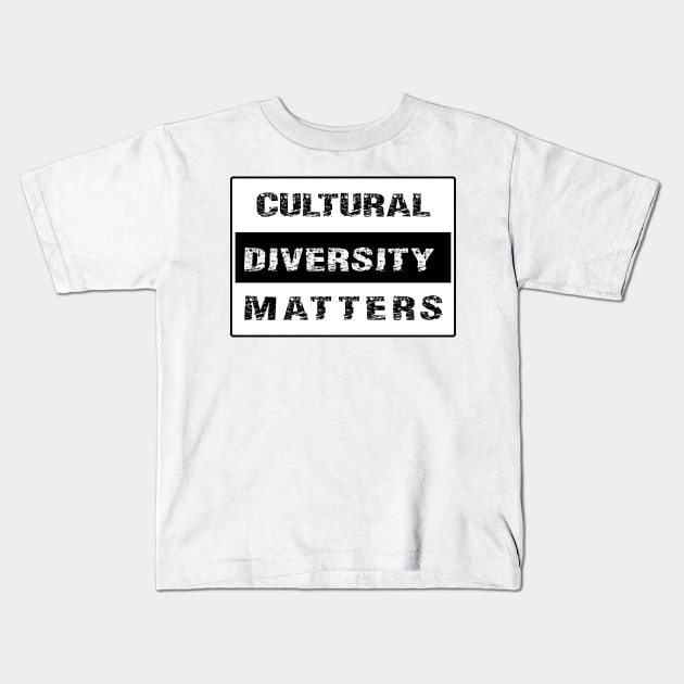 CULTURAL DIVERSITY MATTERS by Metissage -1 Kids T-Shirt by DREAM SIGNED Collection